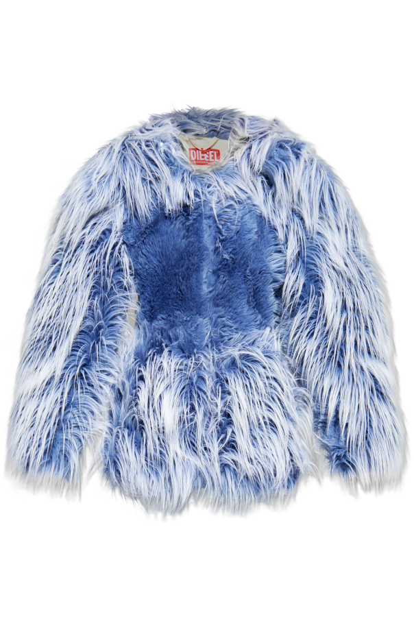 Blue Fur coat W CABY Diesel Vitkac Italy